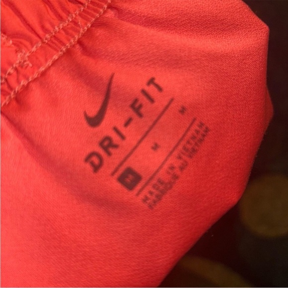 Nike Women's Athletic Shorts - Bright Orange - Picture 3 of 4
